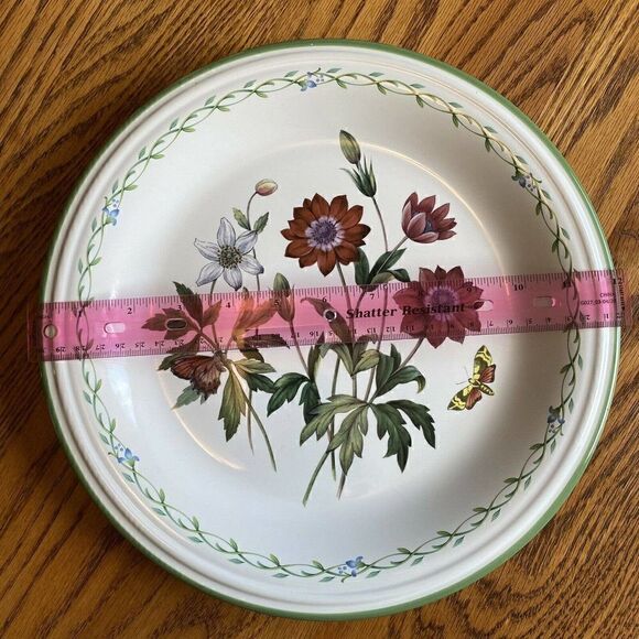 Chop Plate Round Platter Studio Nova Garden Bloom 12" Flowers - Picture 3 of 5